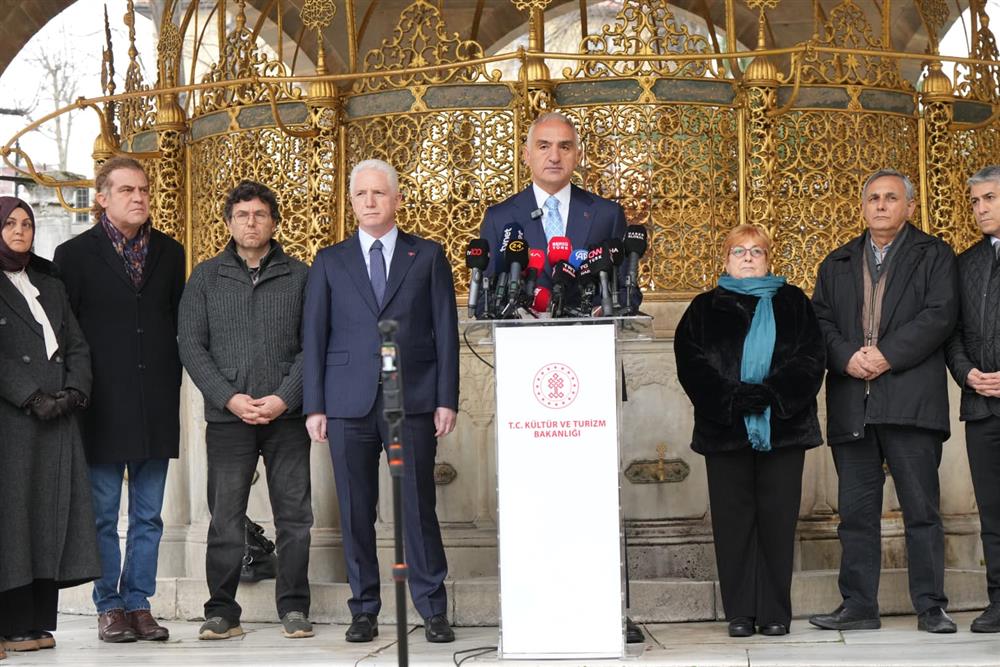 AYASOFYA’DA CUMHURİYET TARİHİNİN EN KAPSAMLI RESTORASYONU